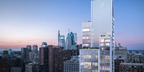 KPF在費城的第一座住宅大樓Arthaus封頂！