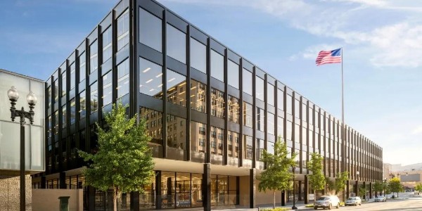 極簡(jiǎn)現(xiàn)代 | 玻璃鋼立面圖書館