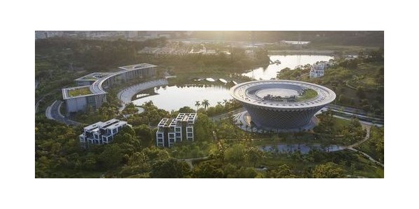 中國(guó)移動(dòng)南方基地，形如一朵盛情綻放的荷花 / gmp