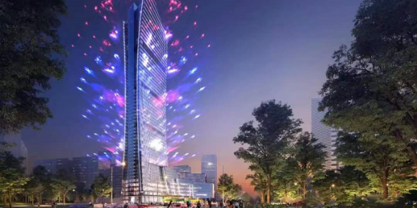 寧波新一中心，形如一棵大樹 / 巴馬丹拿