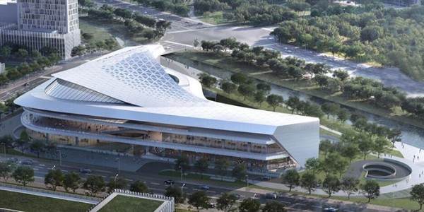 蓄勢(shì)欲飛！廊坊臨空體育館新進(jìn)展，形似“轟炸機(jī)”