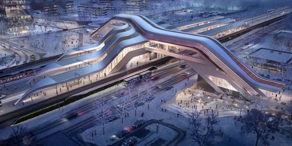 愛沙尼亞鐵路客運(yùn)站開建，由扎哈事務(wù)所+Esplan合作設(shè)計(jì)