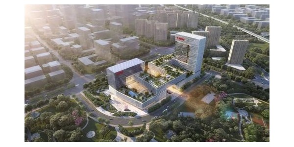 gmp新作 | 華夏銀行總部大廈，建筑呼應(yīng)Logo，呈C型雷紋布局形態(tài)