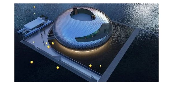 挪威“Salmon Eye”漂浮裝置，形如“魚眼”