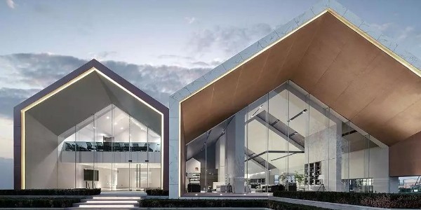 一體化的設(shè)計(jì)手法，塑造出建筑的體積感——運(yùn)河源生活美學(xué)館