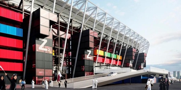 第一座完全可拆卸的集裝箱體育場即將建成，卡塔爾世界杯974體育場！