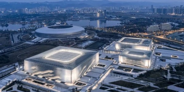 成都東安湖體育公園，形如“CPU”的新地標(biāo)