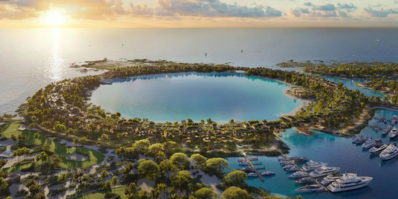 Foster + Partners公布紅?！坝篮慊▓@” 拉赫克島設(shè)計方案