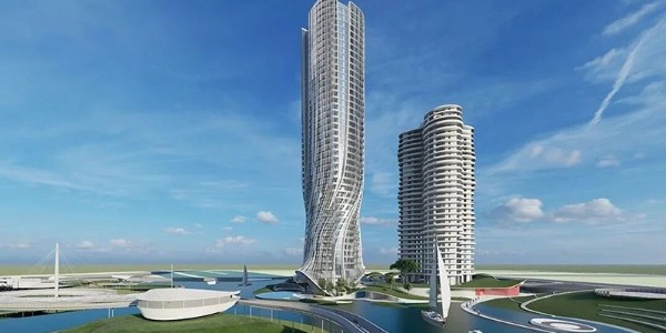 成都超高層住宅Dancing Tower，如流動雕塑