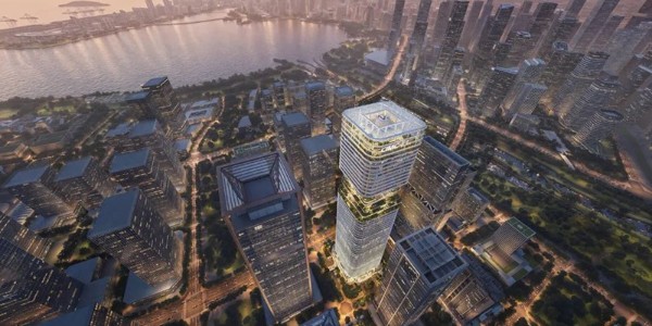 270米高的摩天大樓——深圳中集大廈垂直花園